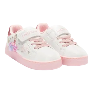 White/Pink Girls' Sneakers Code LKAL2284