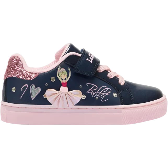 White/Pink Girls' Sneakers Code LKAL2284