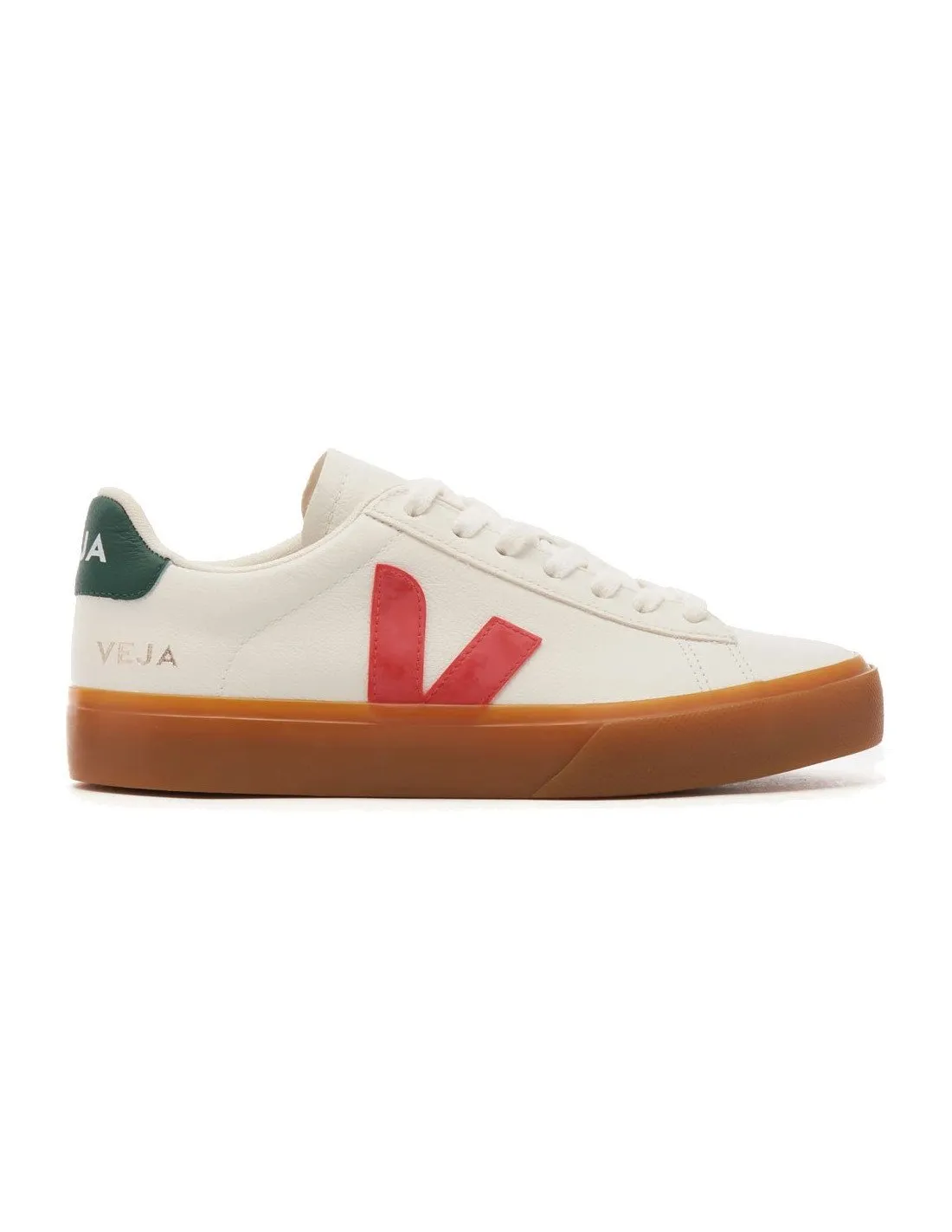 Veja CP0503 Campo Chrome-free White Pekin Poker Natural Men's Sneakers