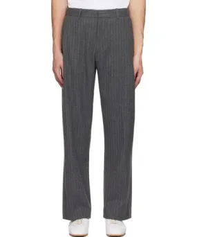 Solid Homme Gray Pleated Trousers