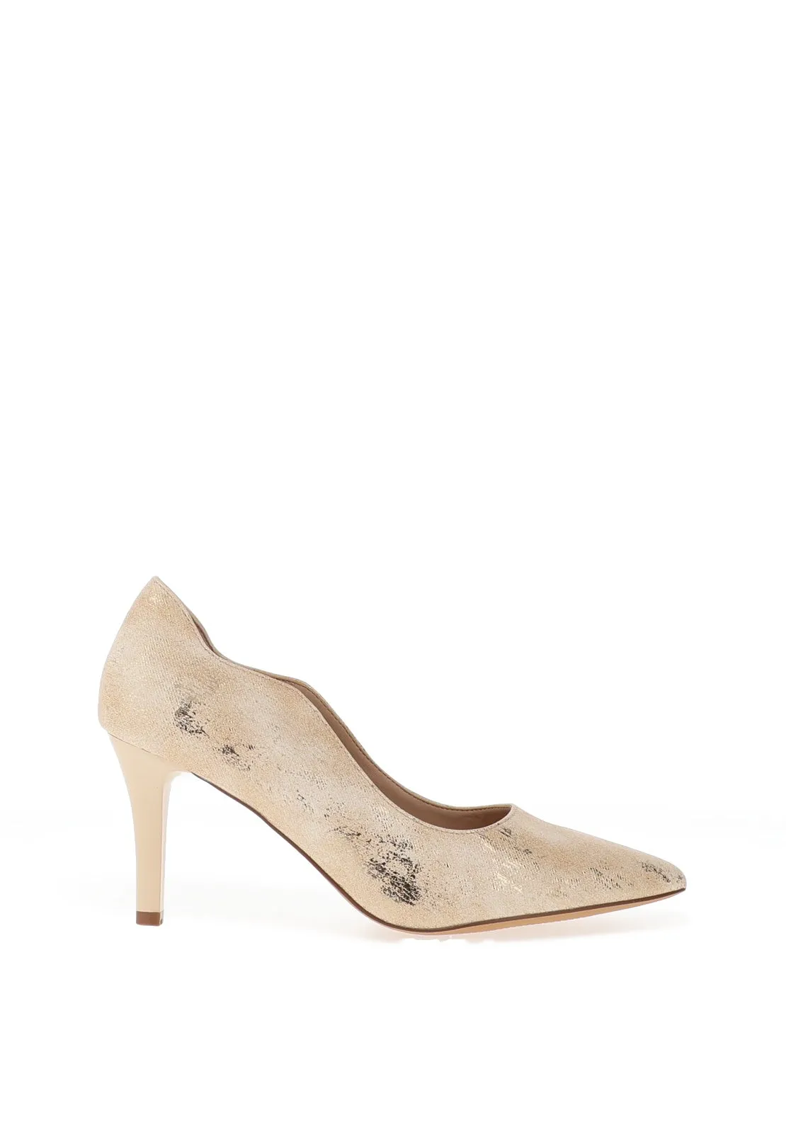 Sorento Charlesville Pointed Toe Heels, Gold