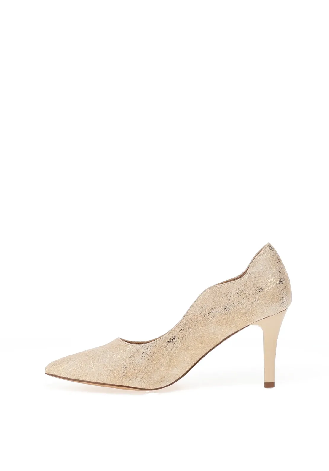 Sorento Charlesville Pointed Toe Heels, Gold