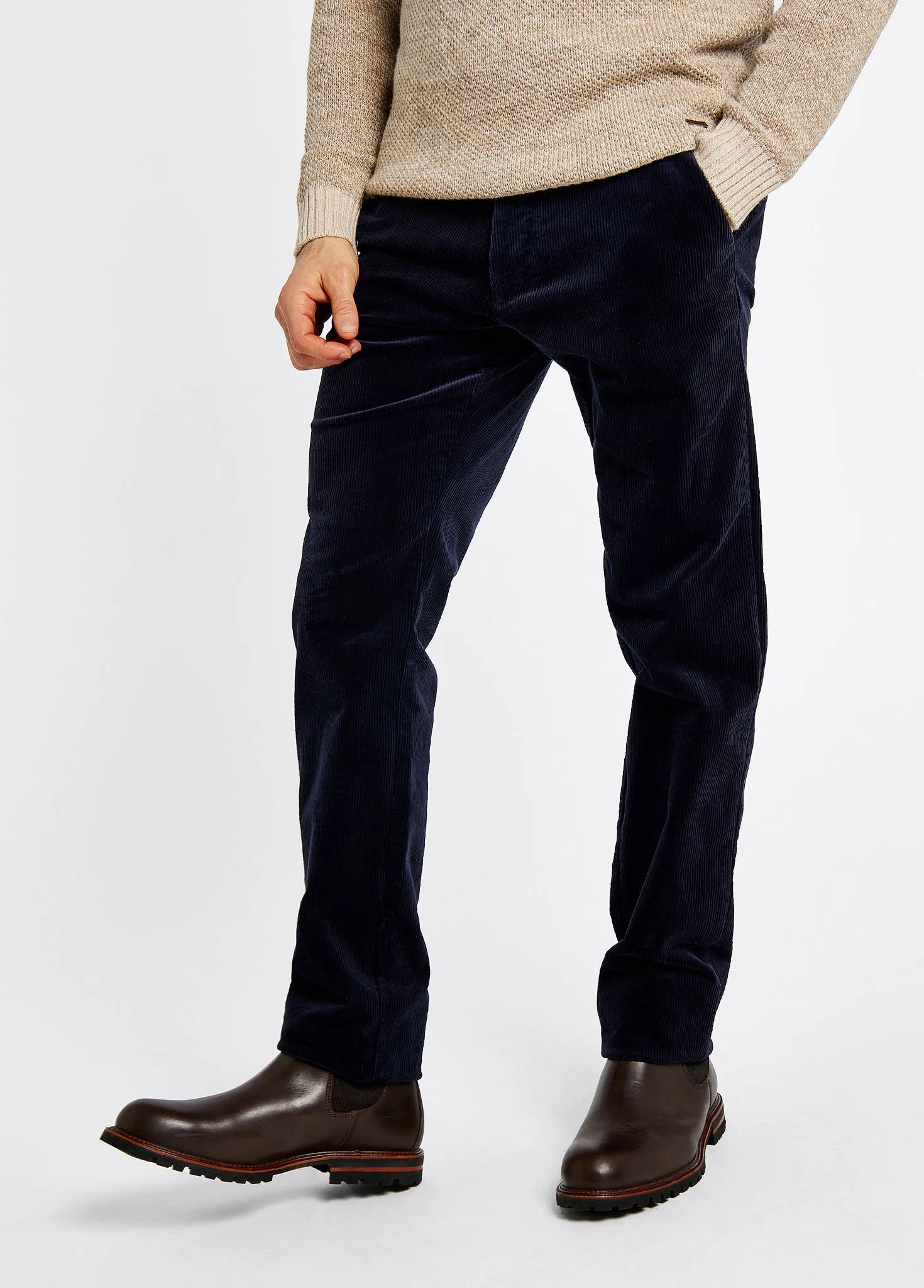 Stride Men's Corduroy Trousers 87cm inseam - Navy