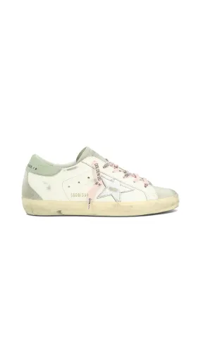 White/Grey/Pink Super Star Sneakers