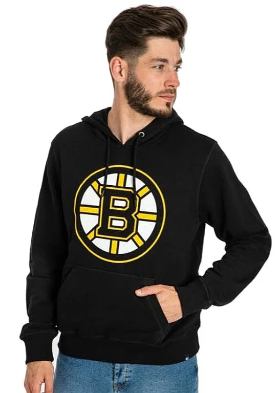 sweatshirt 47 Brand NHL Boston Bruins Imprint '47 Helix Pullover Hood - Jet Black - men´s