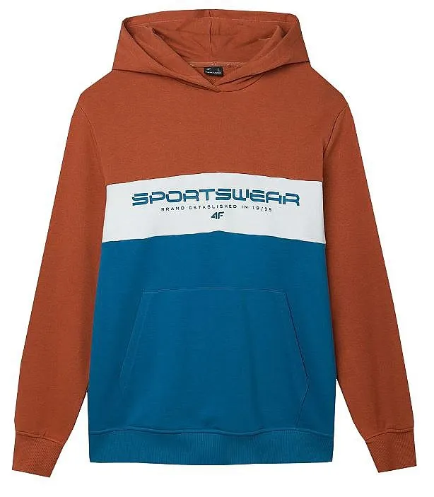 sweatshirt 4F 4FWSS24TSWSM1032 - 81S/Brown - men´s