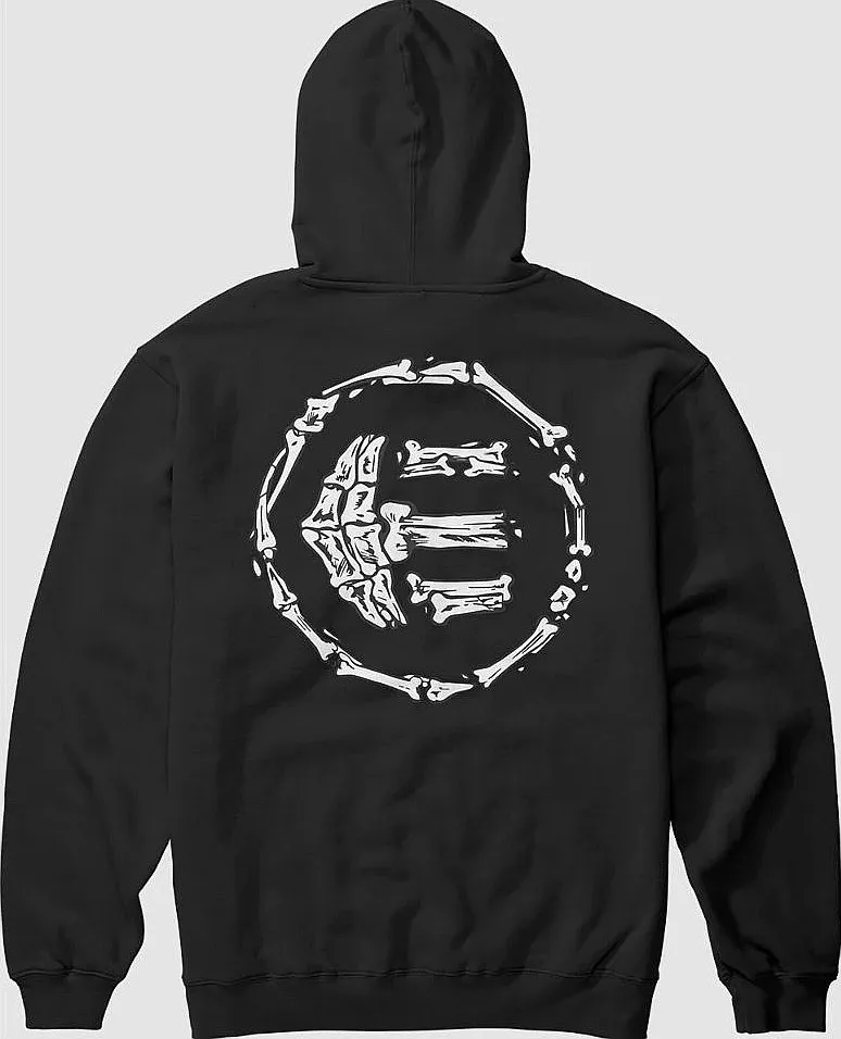 sweatshirt Etnies Etnies Bones Hoodie - Black - men´s