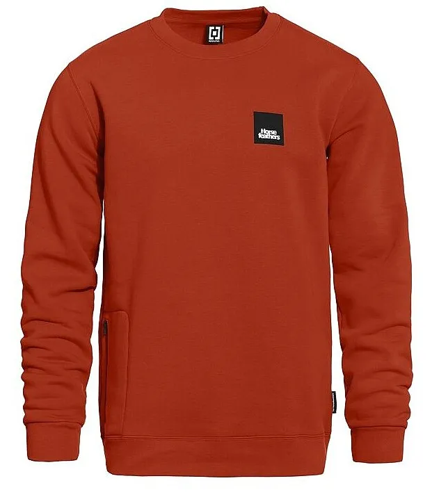 sweatshirt Horsefeathers Dunk - Orange Rust - men´s