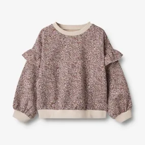 Sweatshirt L/S Lulle - lilac flowers