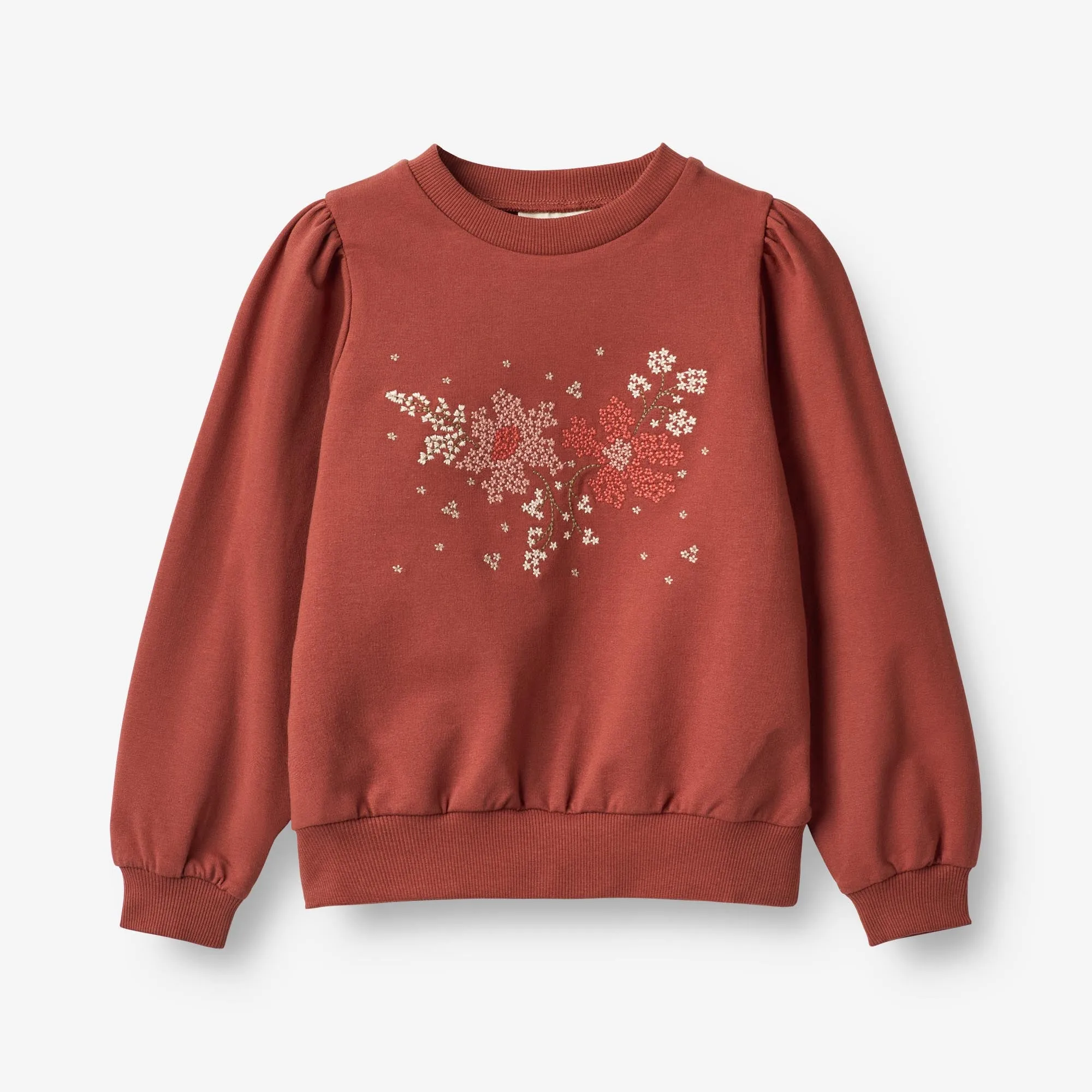 Sweatshirt Vega Embroidery - red