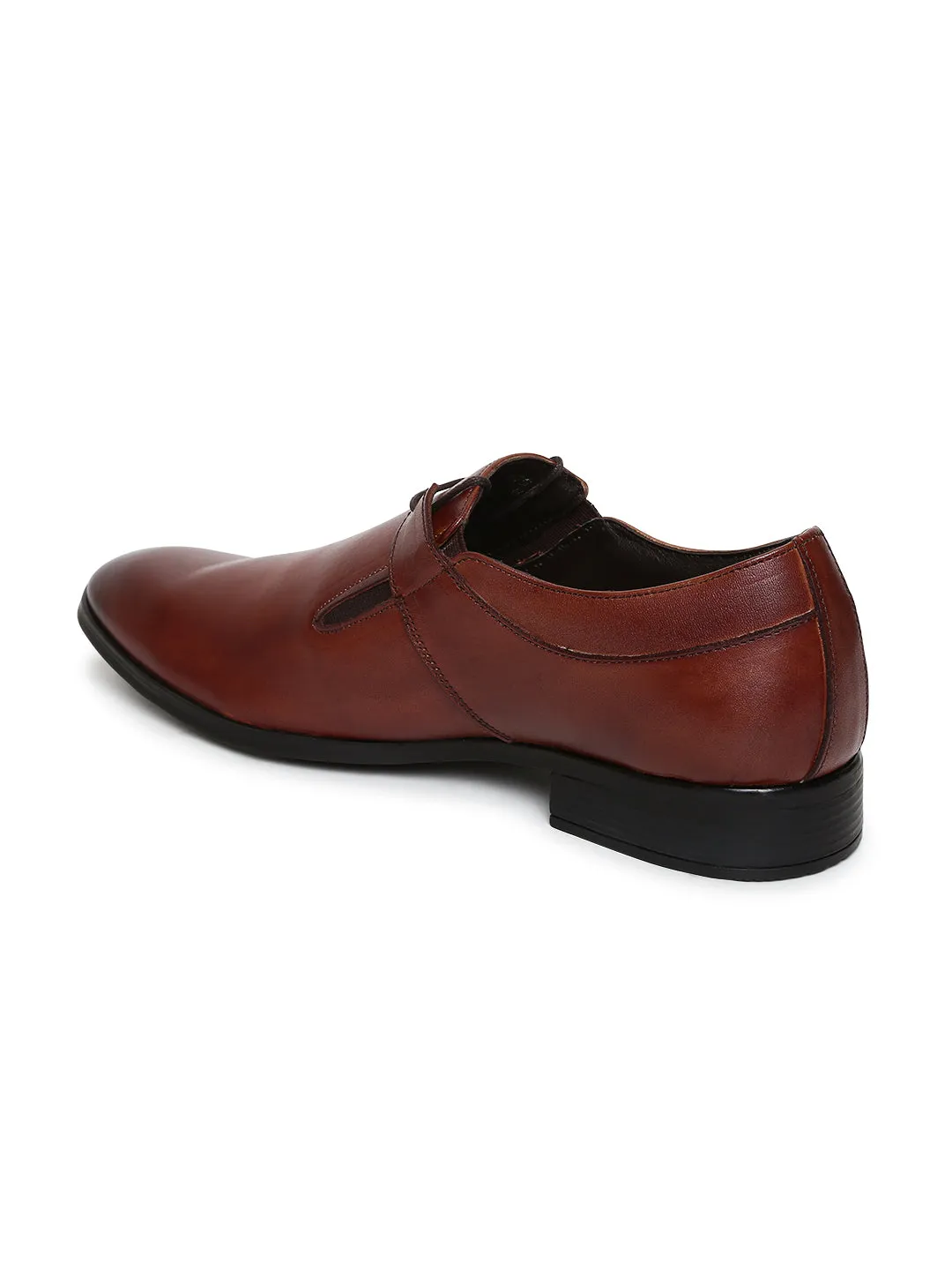 Teakwood Genuine Leather Brown Shoes