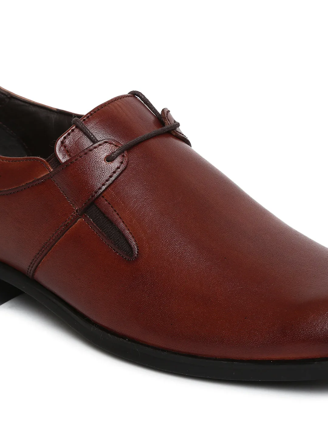 Teakwood Genuine Leather Brown Shoes