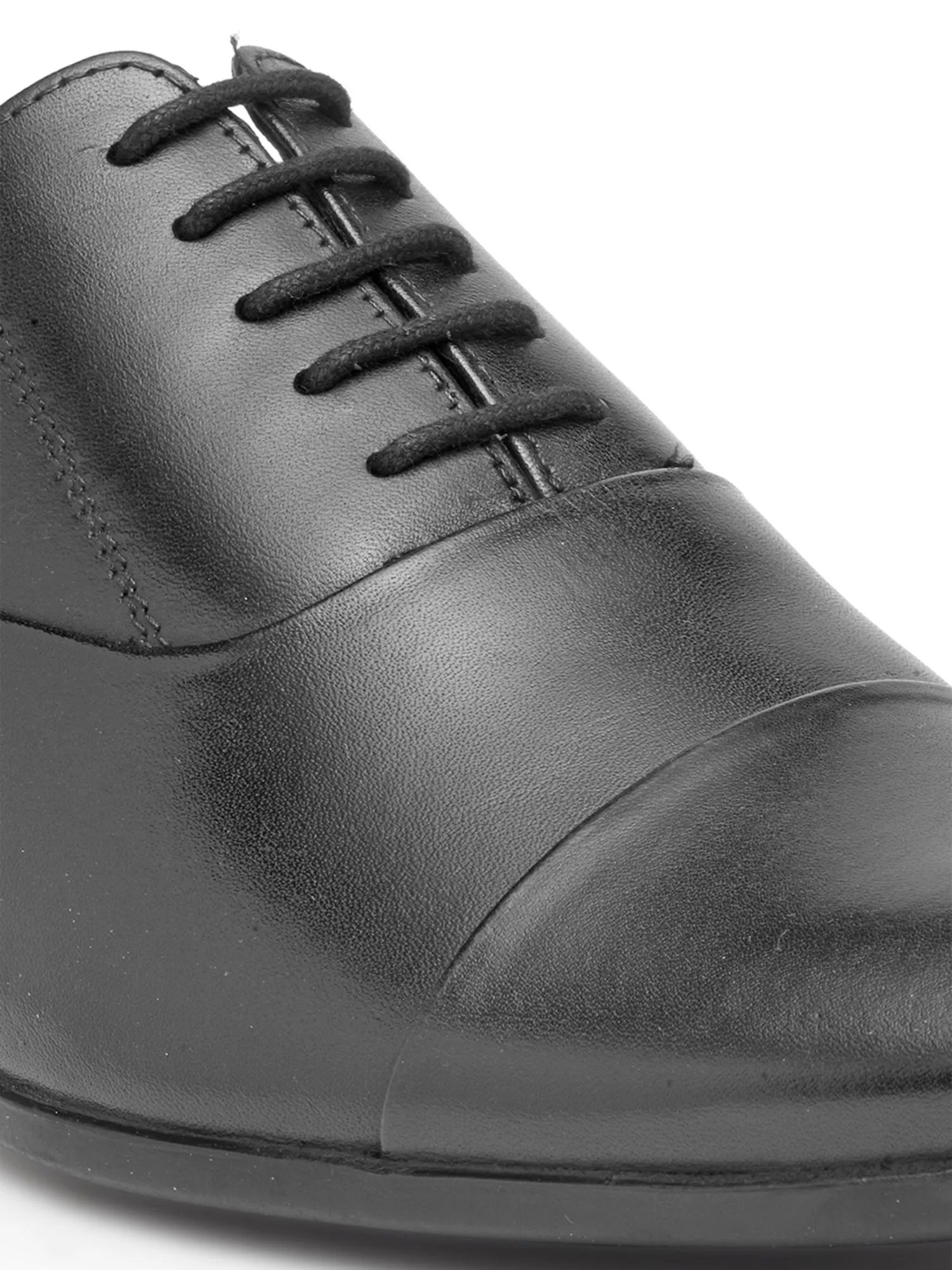 Teakwood Genuine Leather Tan Oxford Shoes