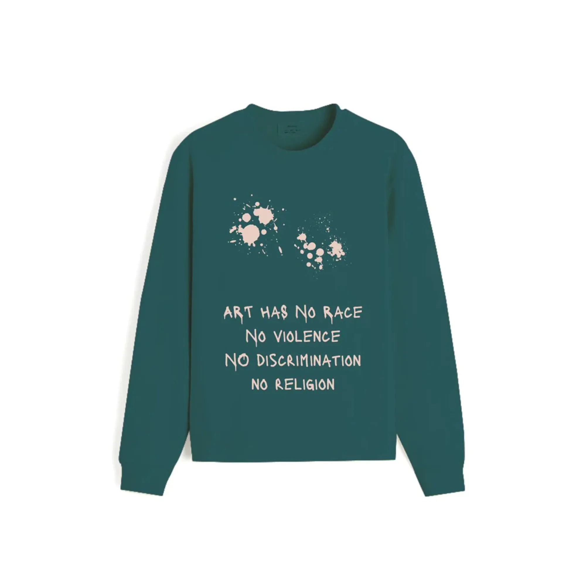 Teal Green Thoughts Matter Sweatshirt