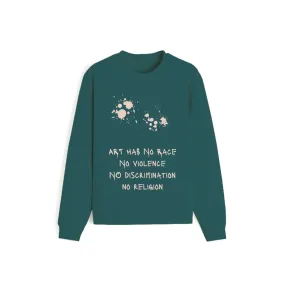 Teal Green Thoughts Matter Sweatshirt