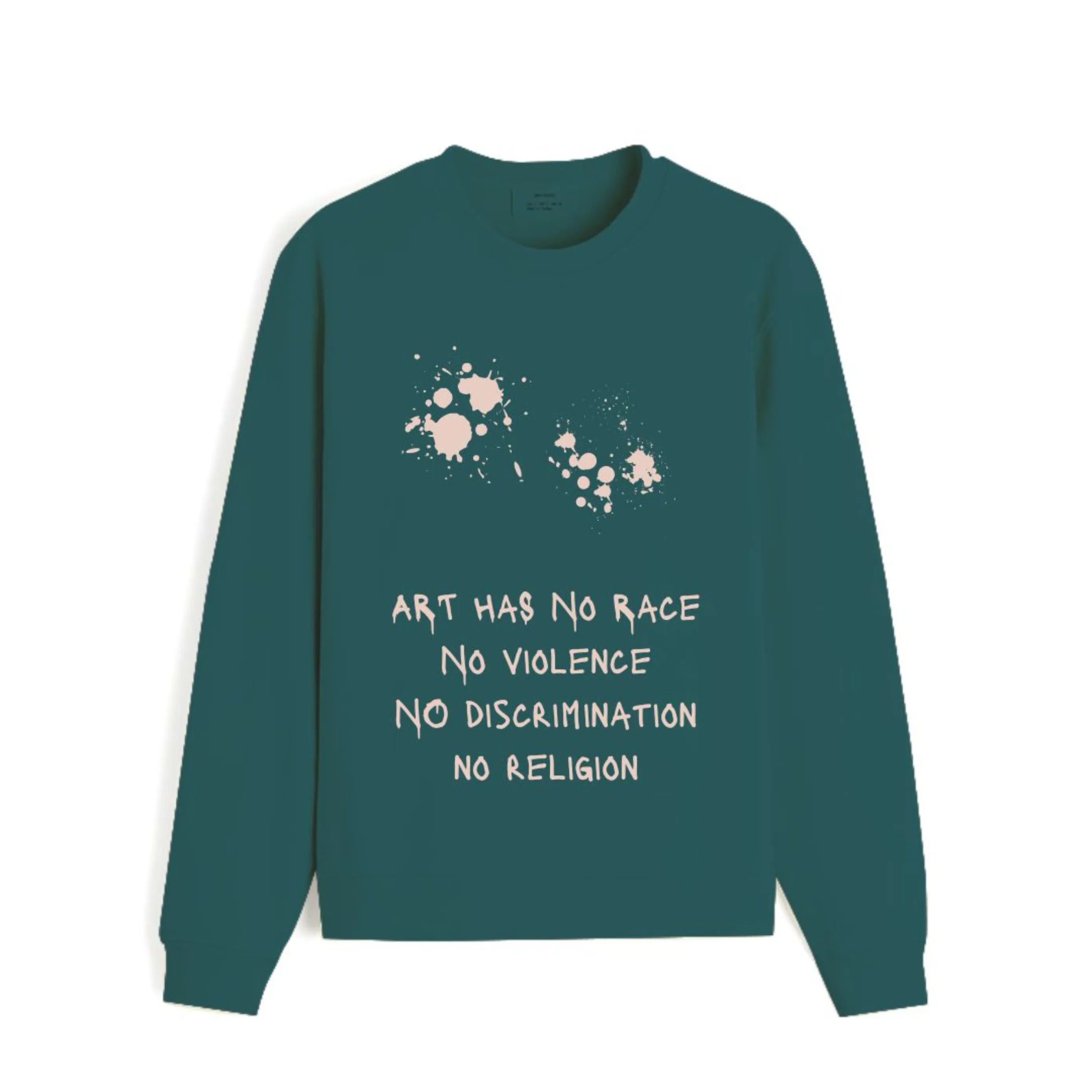 Teal Green Thoughts Matter Sweatshirt