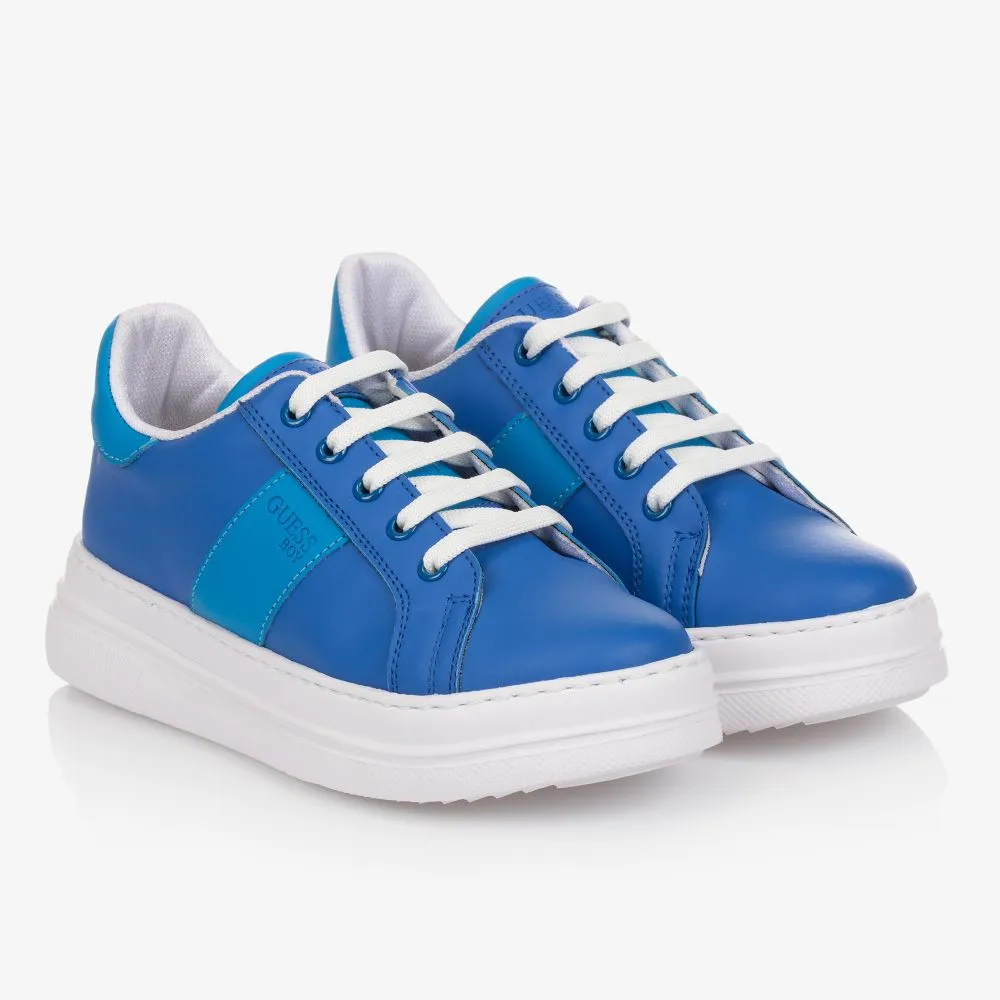 Teen Blue Lace-Up Trainers