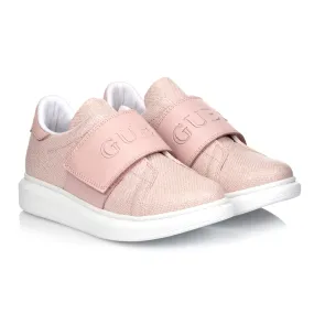 Teen Pink Logo Trainers