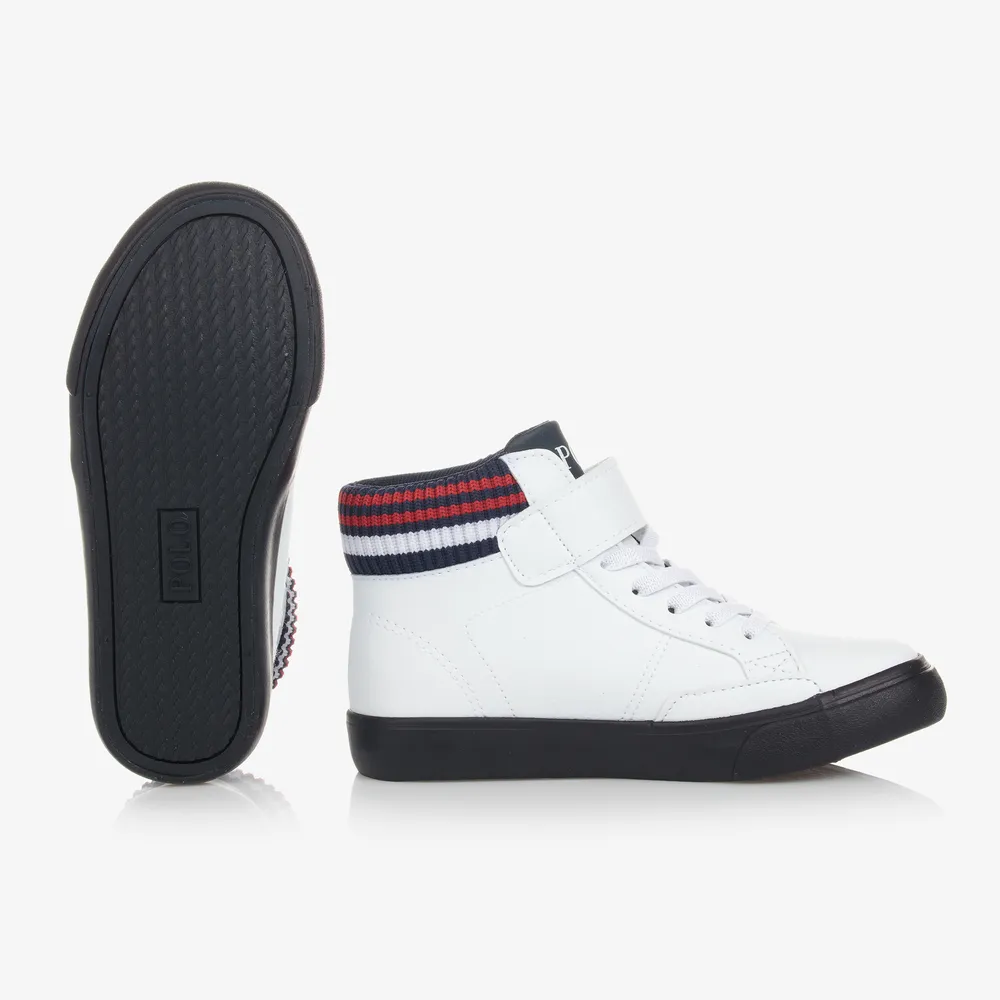 Teen White High-Top Trainers