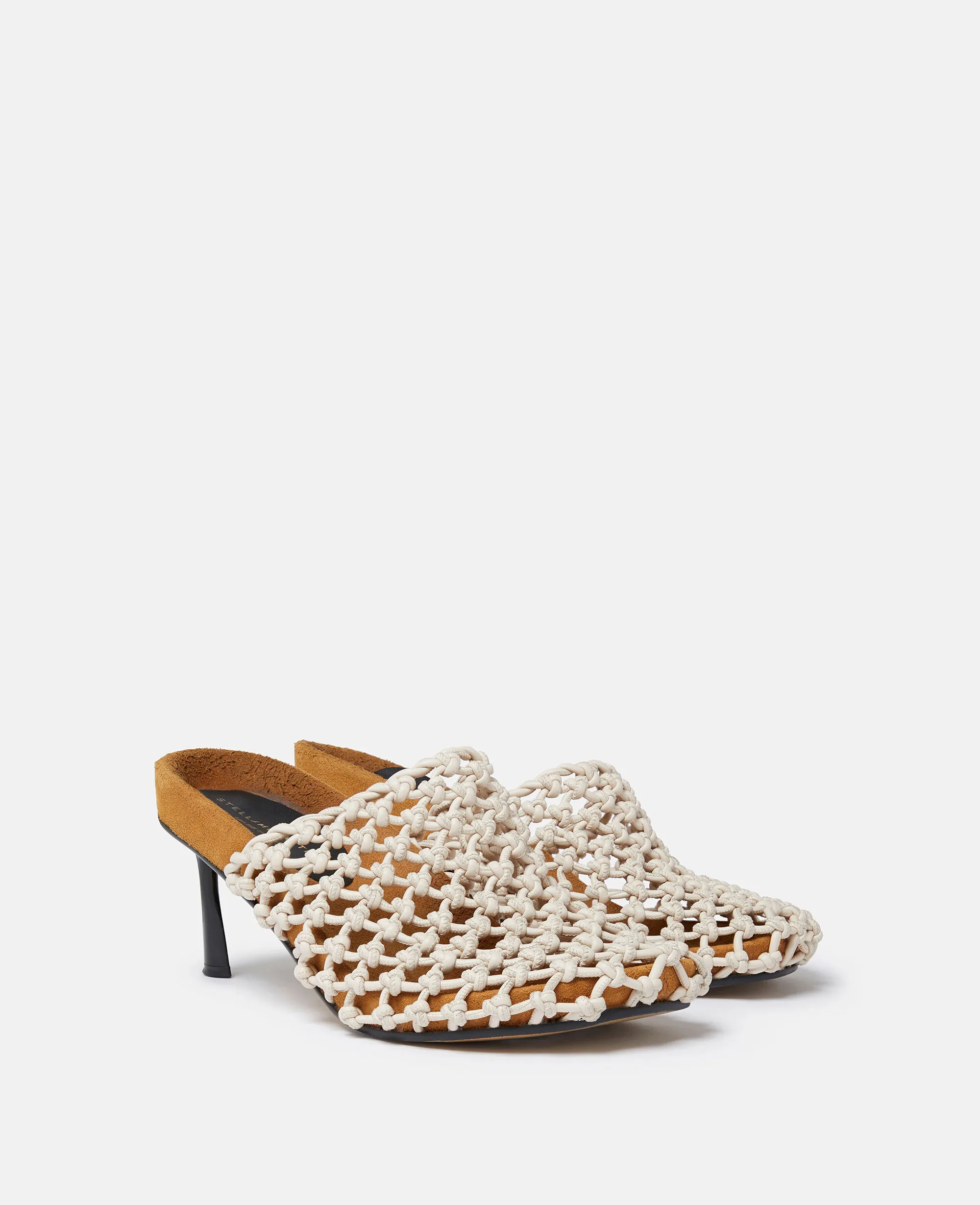 Terra Recycled Knotted Net Mules