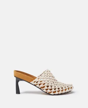 Terra Recycled Knotted Net Mules