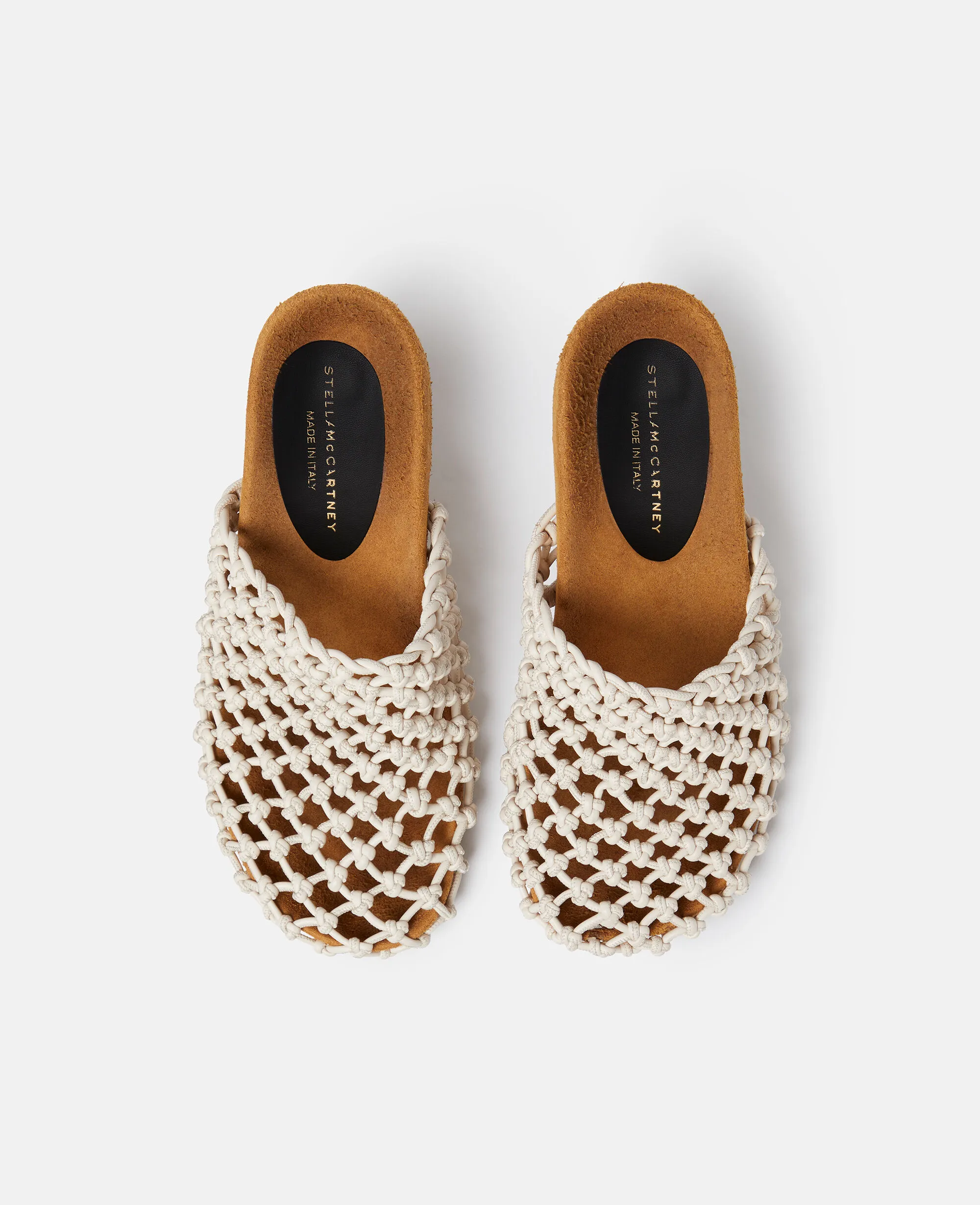 Terra Recycled Knotted Net Mules