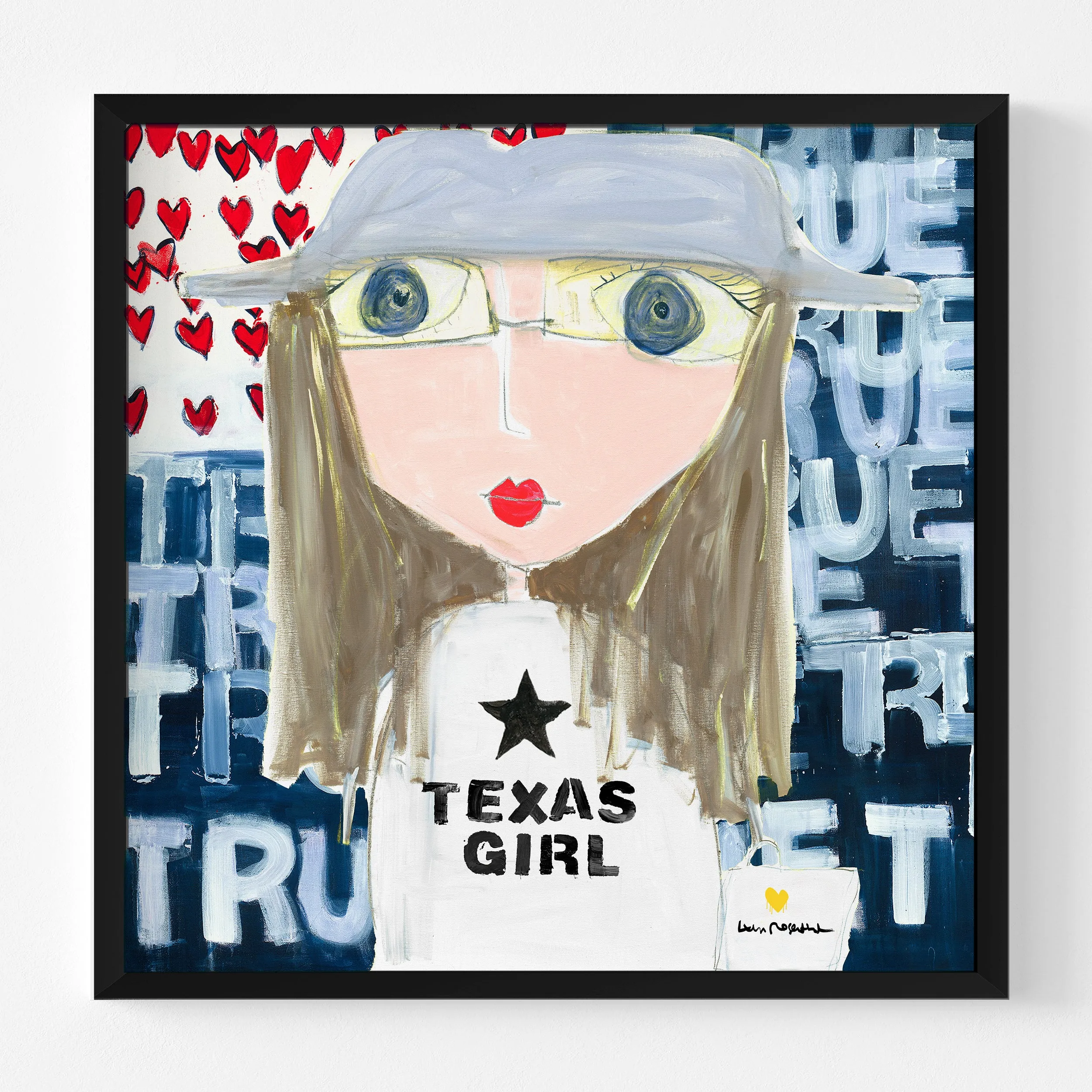 Texas Girl Art Print