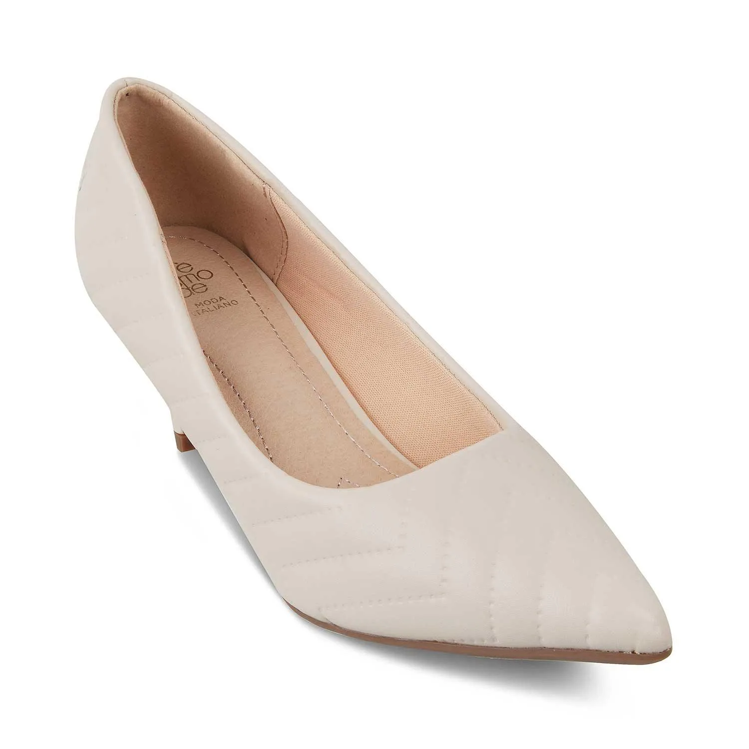 The Milenz Beige Women's Dress Pumps Tresmode