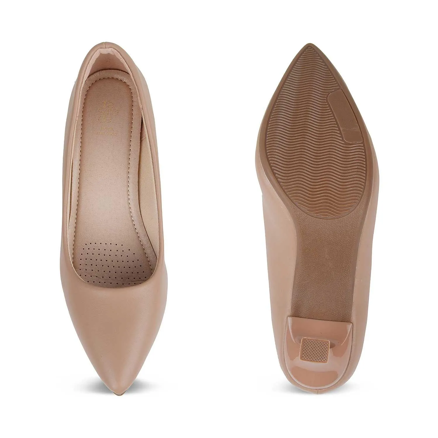 The Venee Tan Women's Dress Pumps Tresmode