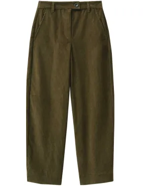 Toast Barrel Leg Organic Cord Trousers Conker