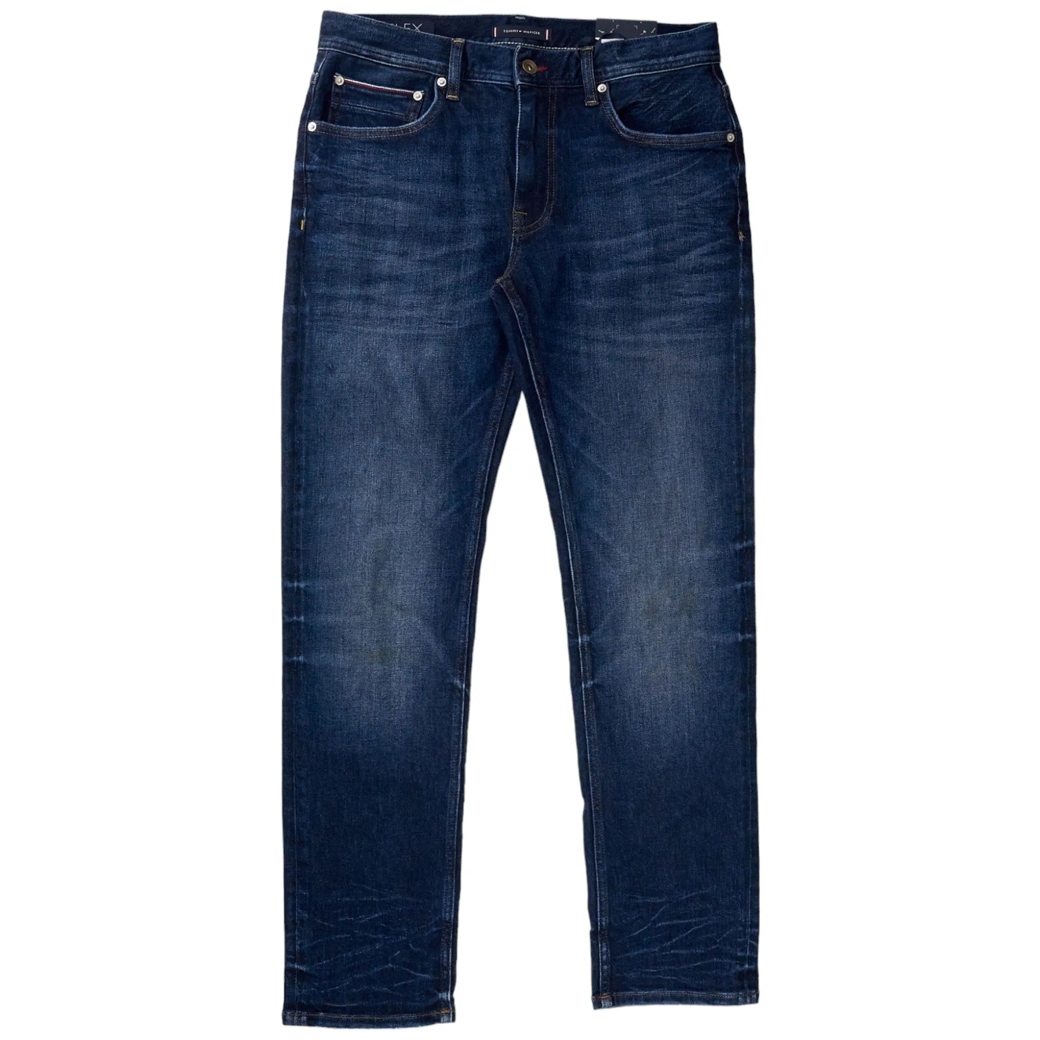 Tommy Hilfiger Blue Straight Fit Denton Jeans