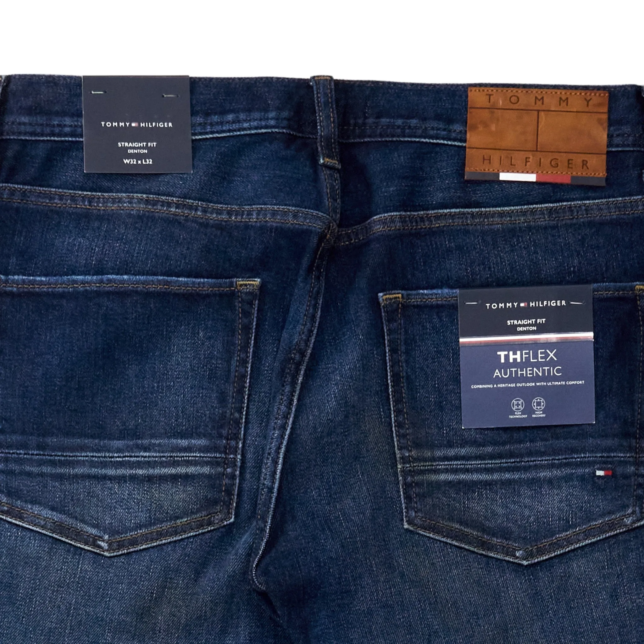 Tommy Hilfiger Blue Straight Fit Denton Jeans