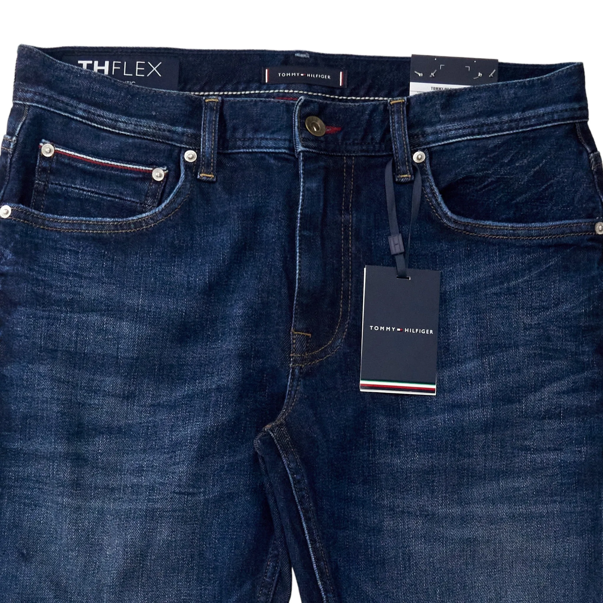 Tommy Hilfiger Blue Straight Fit Denton Jeans