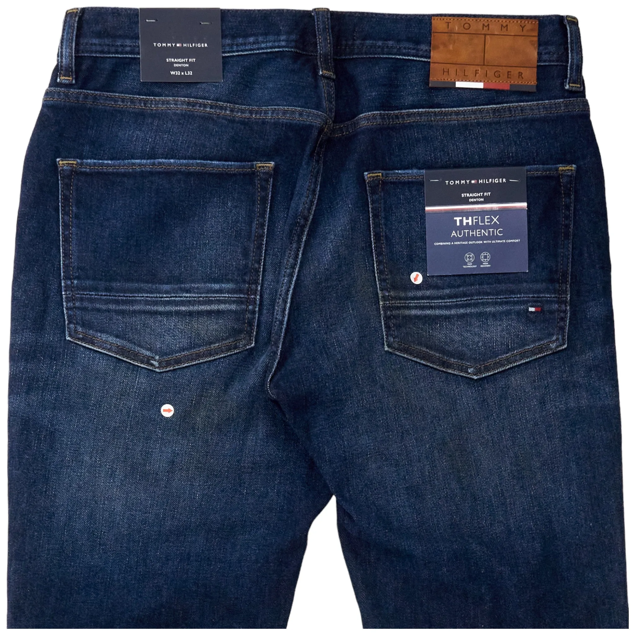 Tommy Hilfiger Blue Straight Fit Denton Jeans