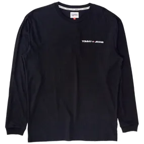 Tommy Jeans Black Long Sleeve Tee