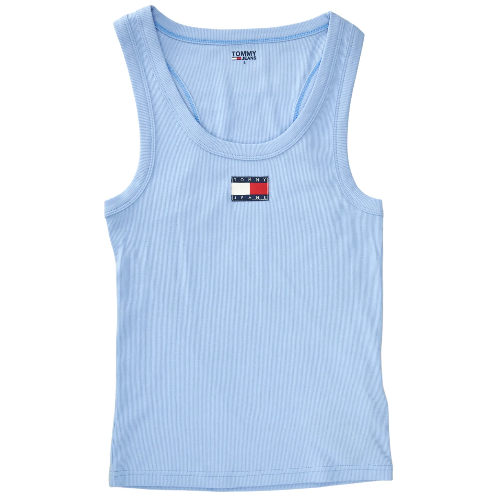 Tommy Jeans Blue Rib Top