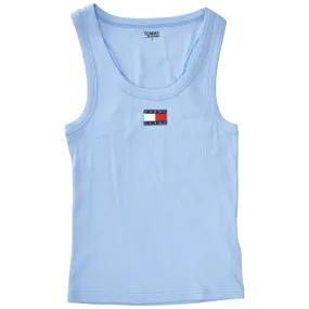 Tommy Jeans Blue Rib Top