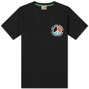 Tommy Jeans Luv The World Black T-Shirt