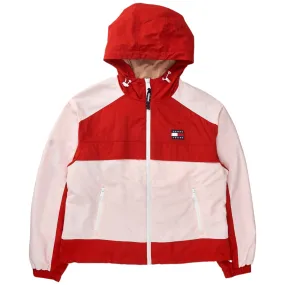 Tommy Jeans Red/Multi Chicago Windcheater