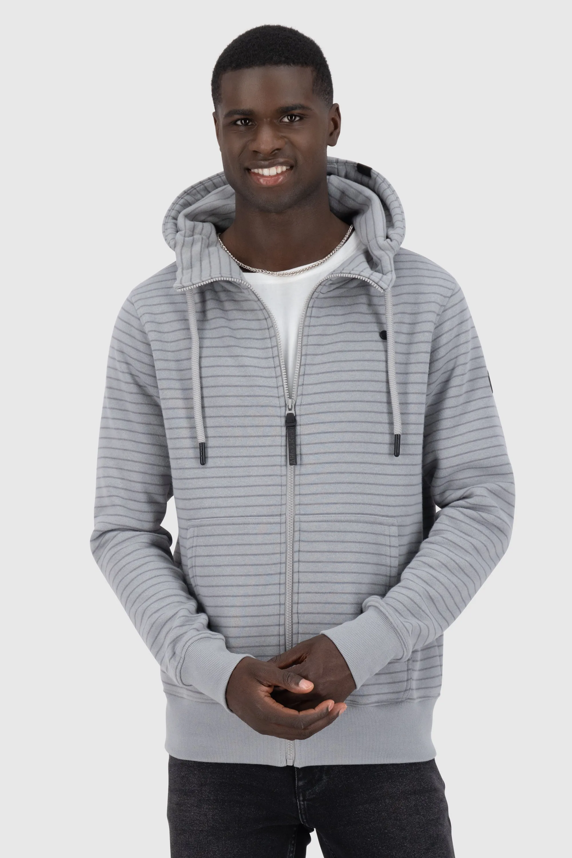 TrasherAK Z Hooded Sweat Jacket Grau