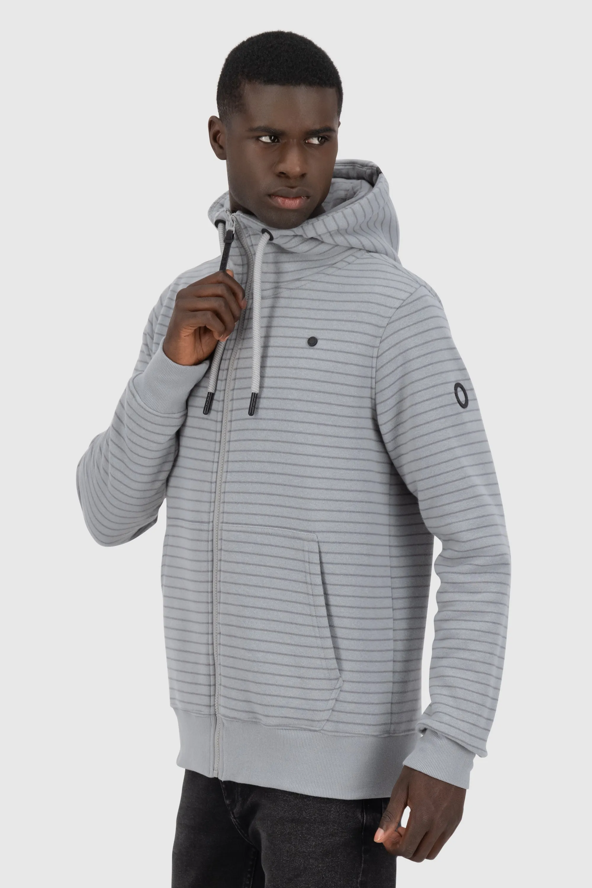 TrasherAK Z Hooded Sweat Jacket Grau