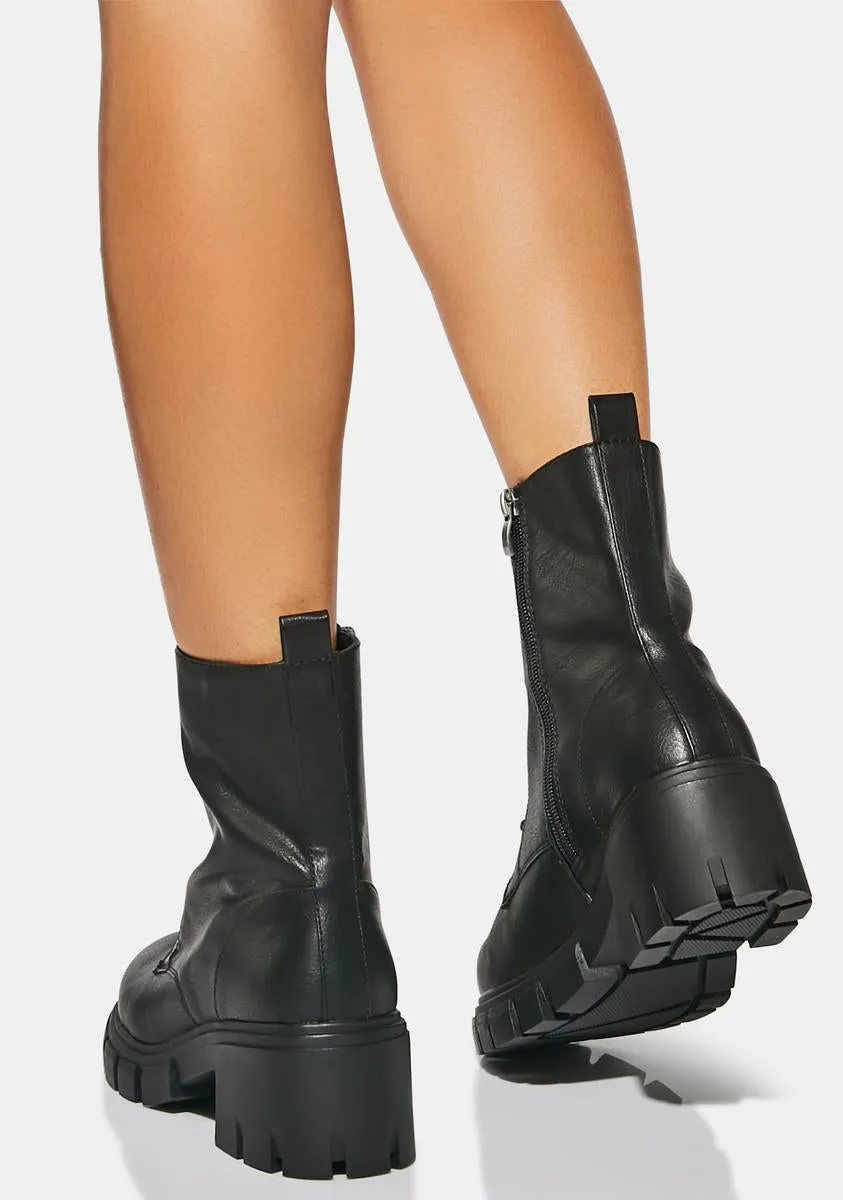 Trendy Heeled Ankle Boots