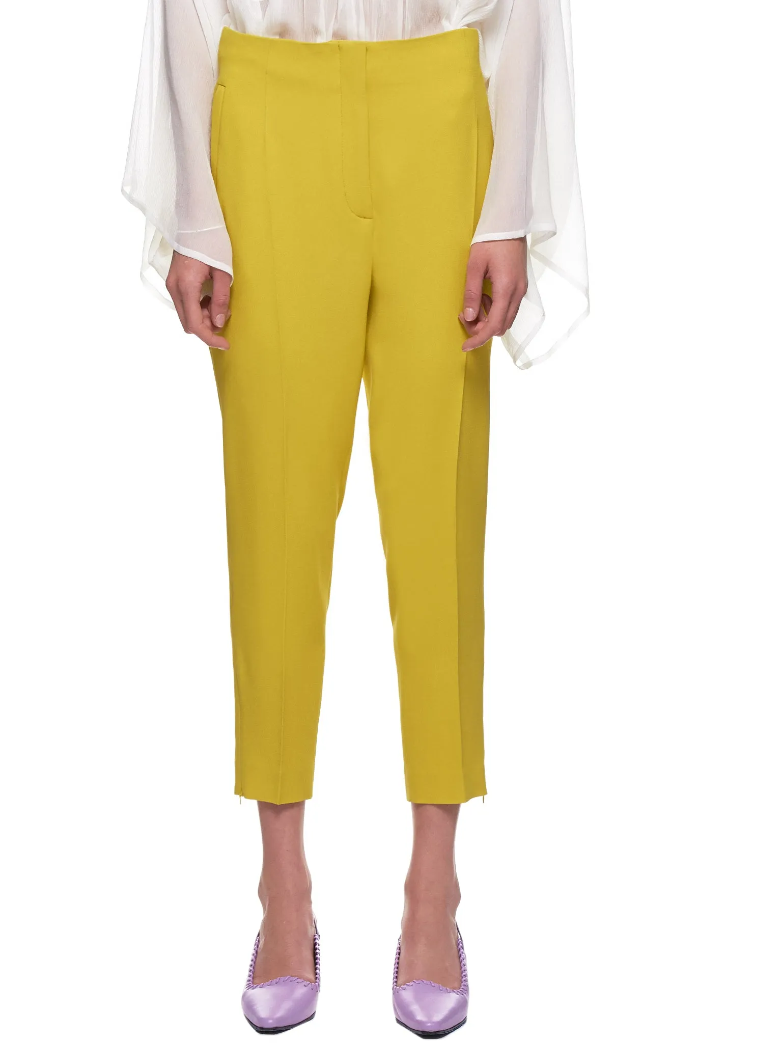 ‘Tuxedo Cigarette Trousers’ (10-CIGARETTE-YELLOW)