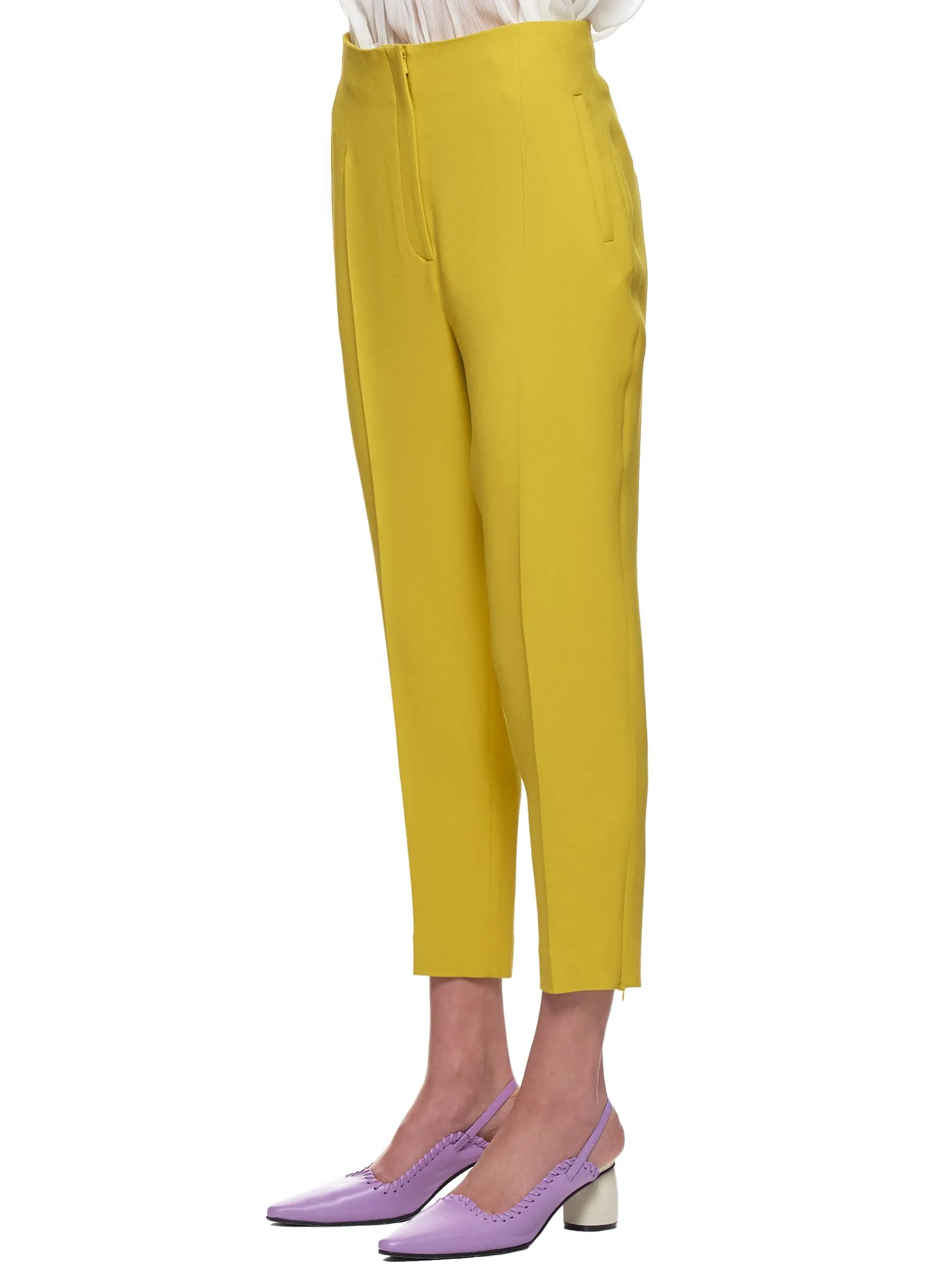 ‘Tuxedo Cigarette Trousers’ (10-CIGARETTE-YELLOW)