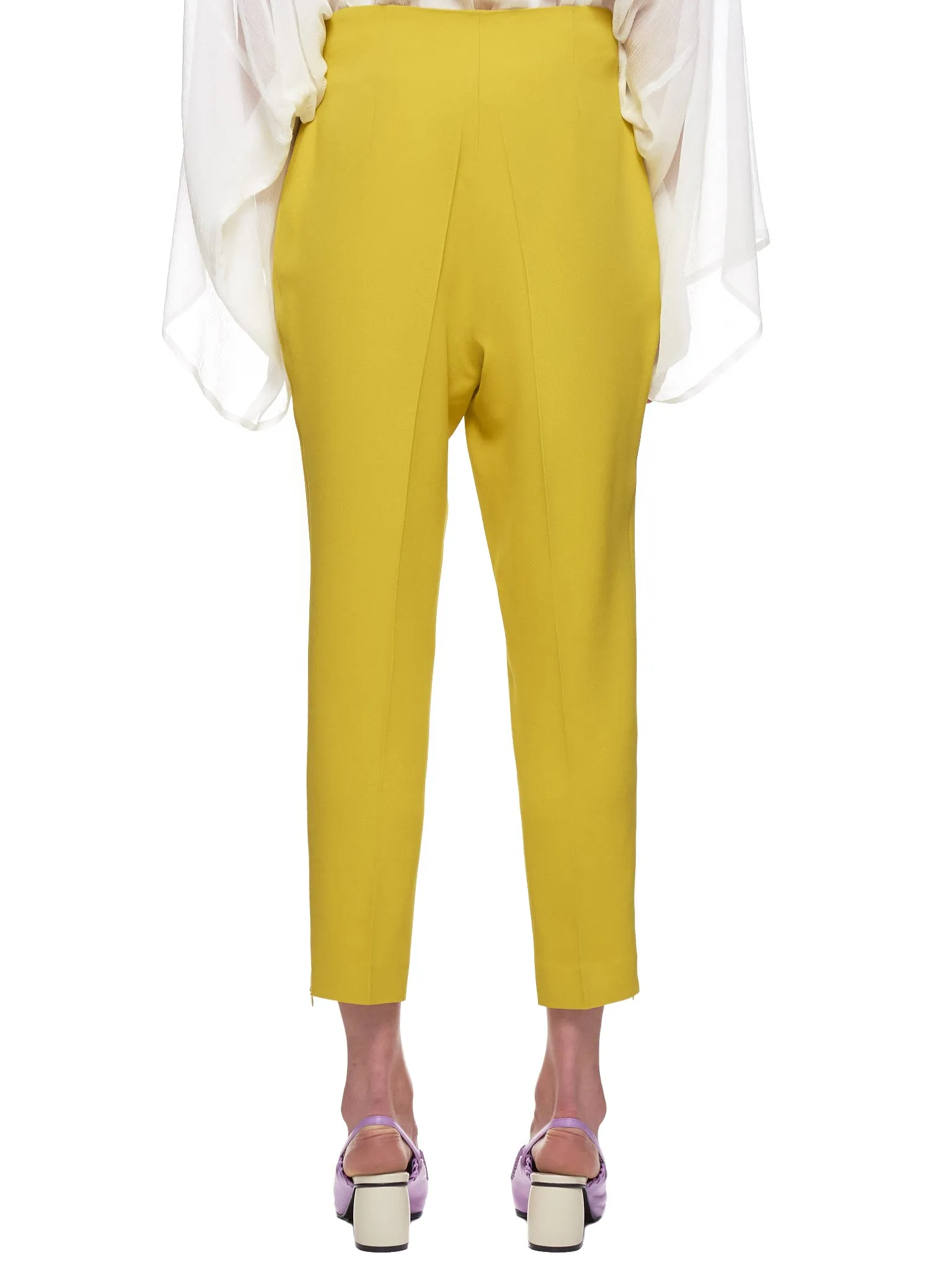 ‘Tuxedo Cigarette Trousers’ (10-CIGARETTE-YELLOW)