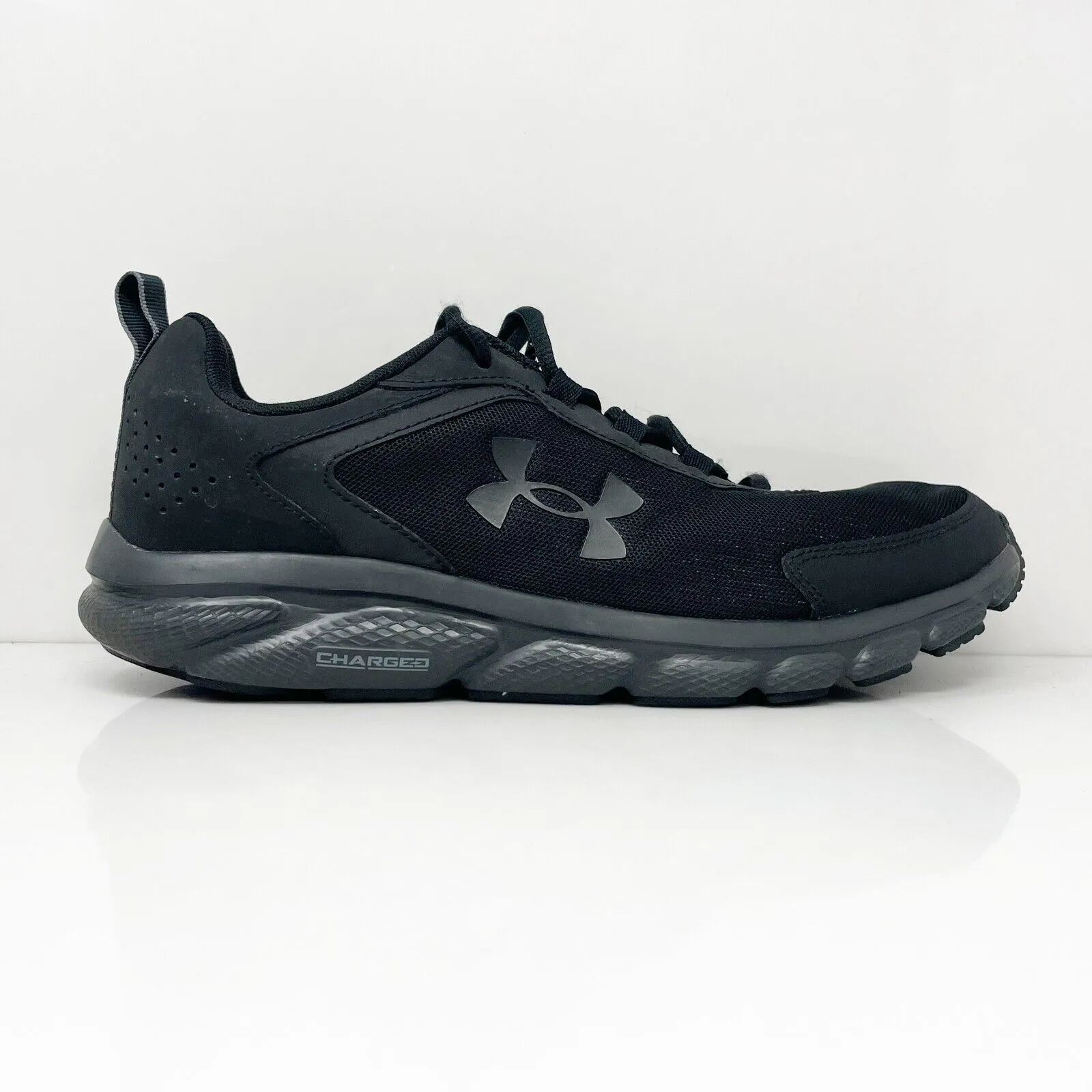 Under Armour Mens Charged Assert 9 3024590-003 Black Running Shoes Sneakers 12