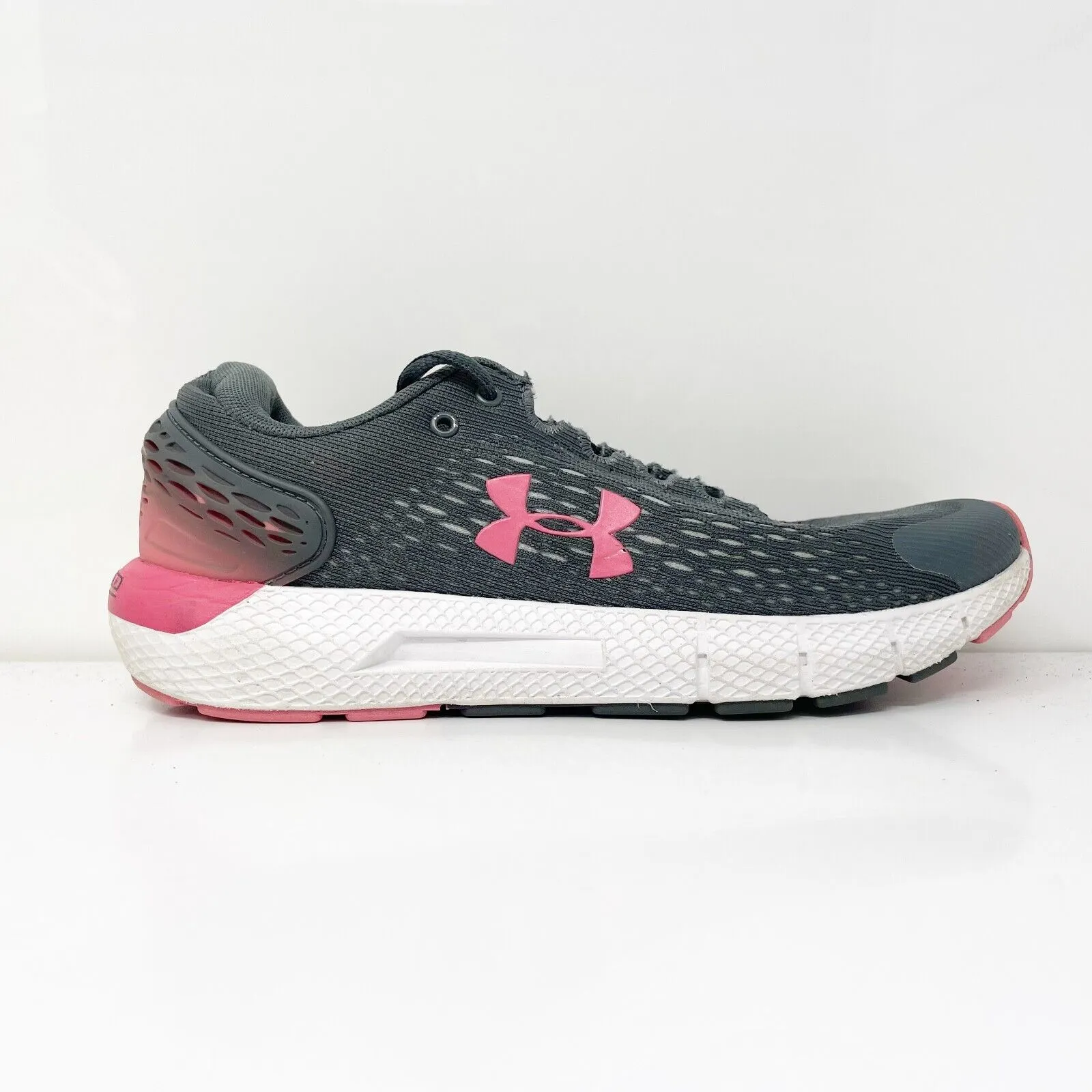 Under Armour Womens Charged Rogue 2 3022602-106 Gray Running Shoes Sneakers 9.5