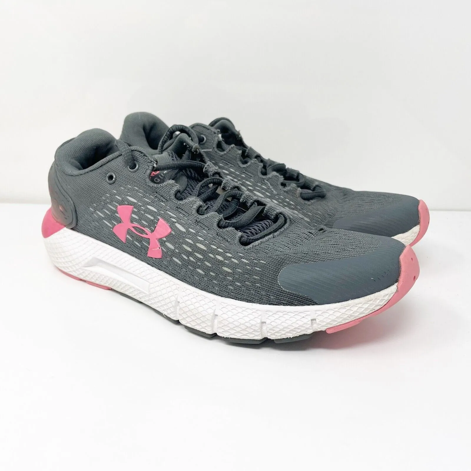 Under Armour Womens Charged Rogue 2 3022602-106 Gray Running Shoes Sneakers 9.5