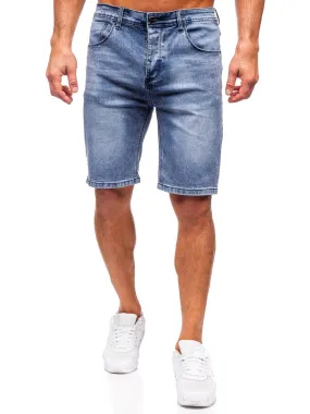 Dark Blue Bolf MP0277BS Denim Shorts for Men