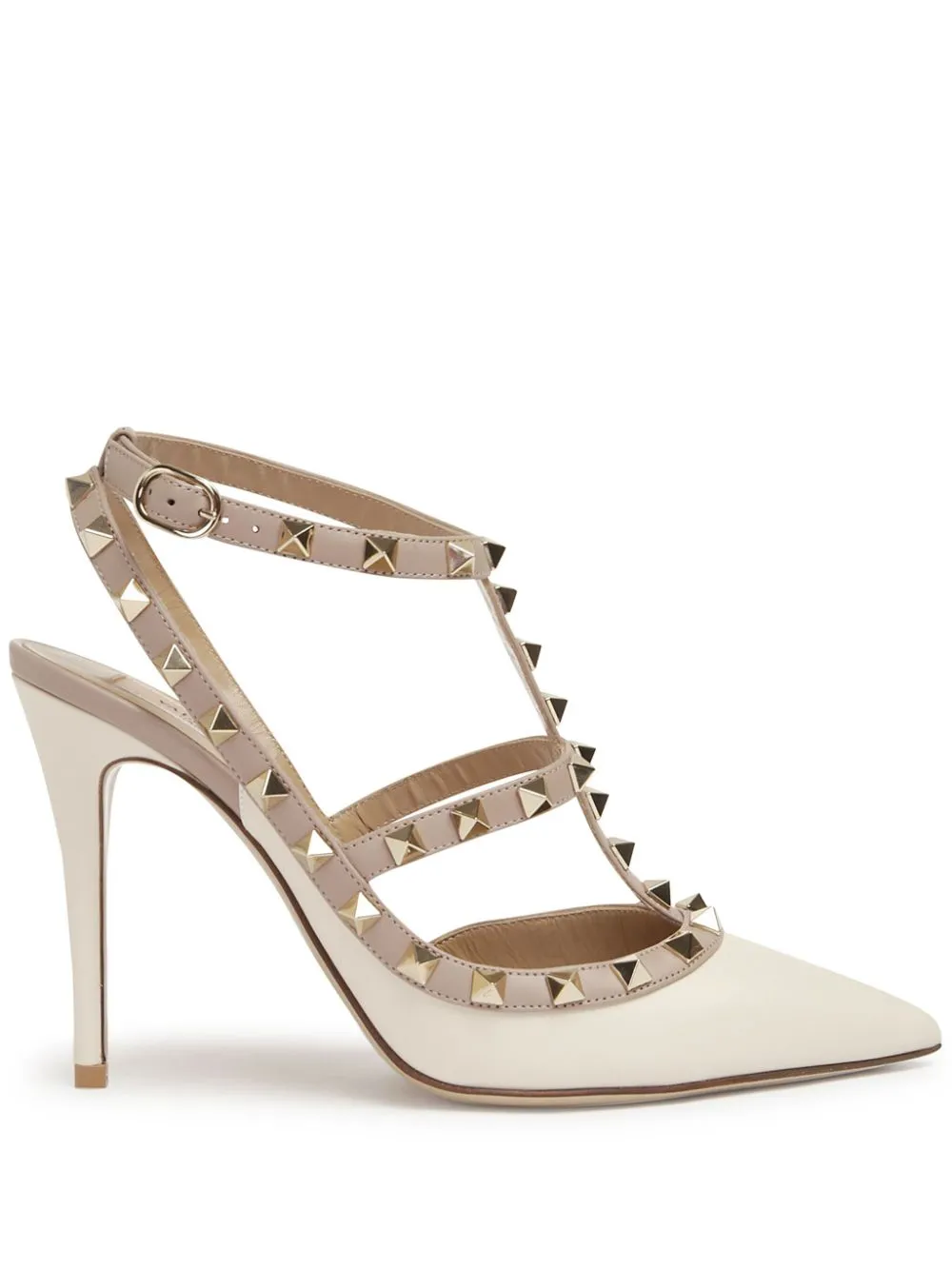 Valentino Garavani 100mm Rockstud pumps - White